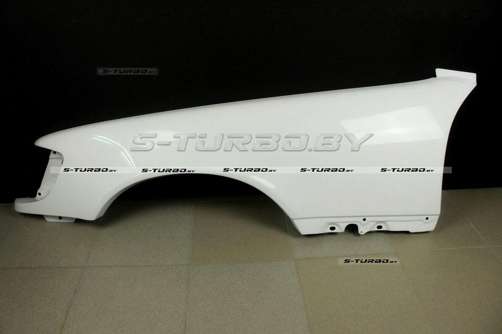 Крыло переднее (левое) без либо с отв. под повторитель, стеклопластик