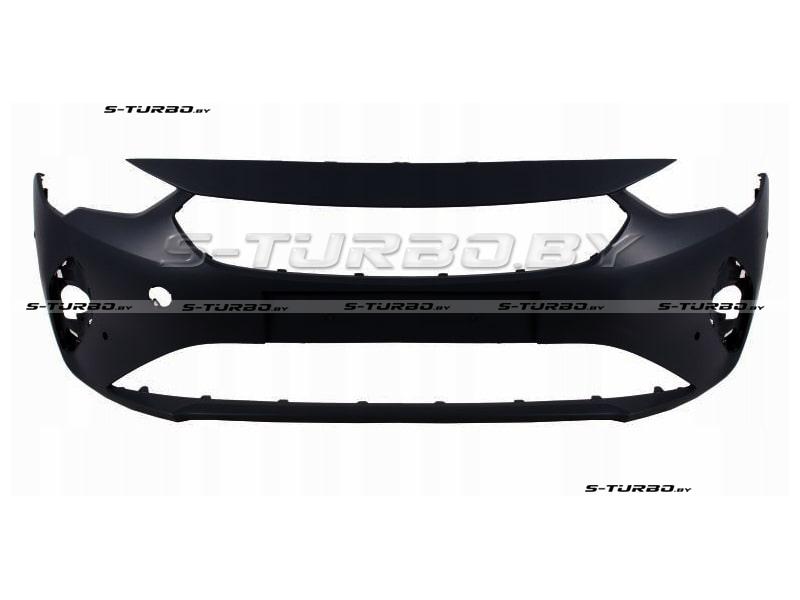 Бампер передний (черный) с отв. под парктроники