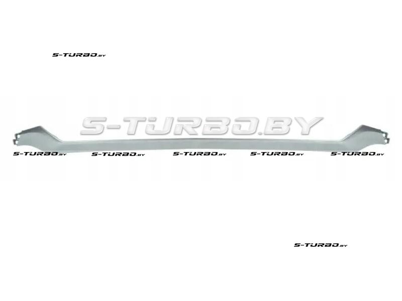 Молдинг переднего бампера (серый) верхний