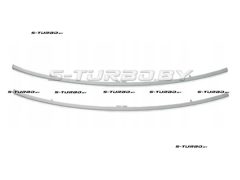 Накладки решетки бампера, верхние, хром