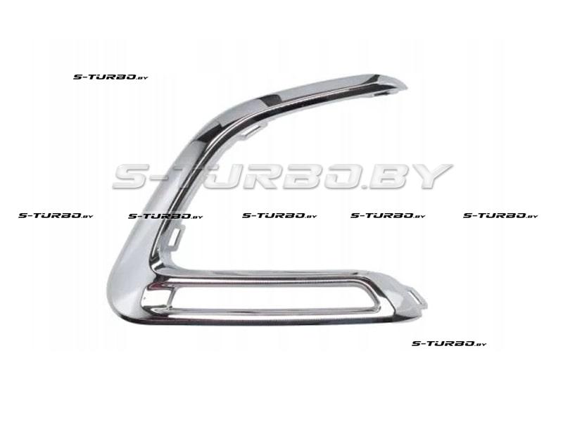 Накладка решетки бампера (левая) хром