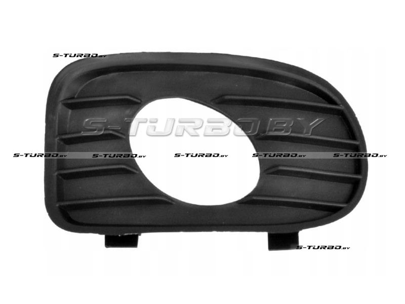 Решетка в бампер (левая) с отв. под противотуманку