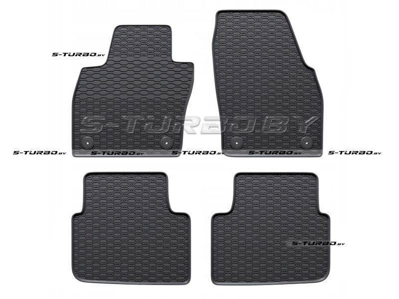 Коврики модельные резиновые в салон (низкий борт)