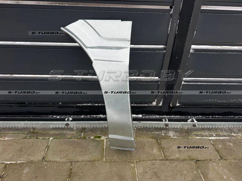 Крыло переднее (левое) нижняя часть, оцинкованная сталь, заводской штамп