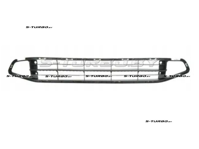 Решетка в бампер, с отв. под противотуманки, 2008-2011