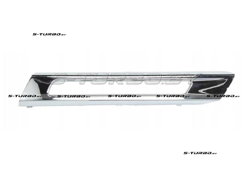 Накладка решетки бампера (правая) хром