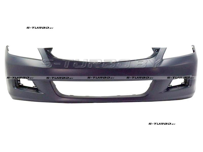 Бампер передний (черный) с отв. под противотуманки, 2006-2008