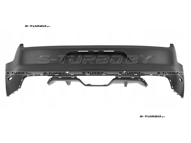 Бампер задний, с отв. под парктроники