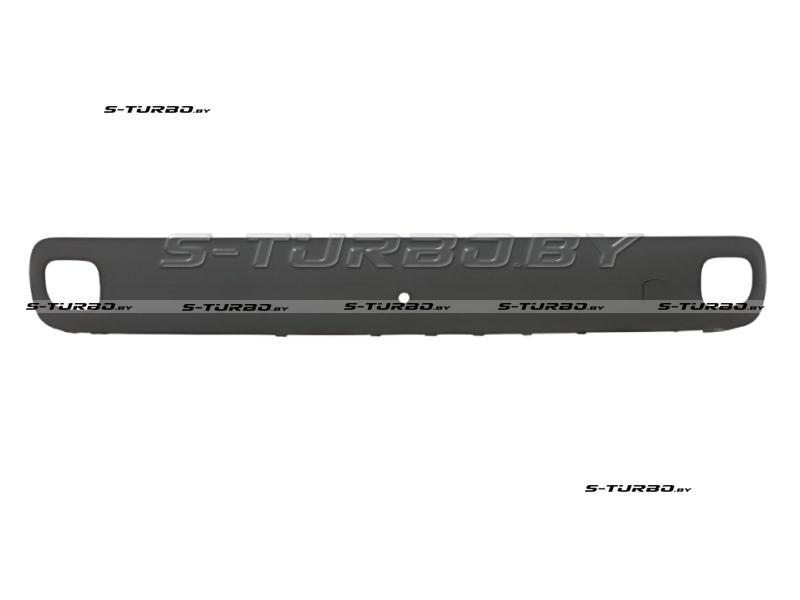 Накладка заднего бампера, с отв. под парктроник