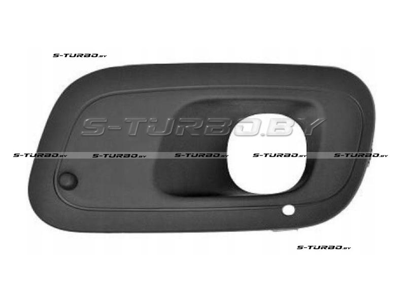 Решетка в бампер (левая) с отв. под противотуманку