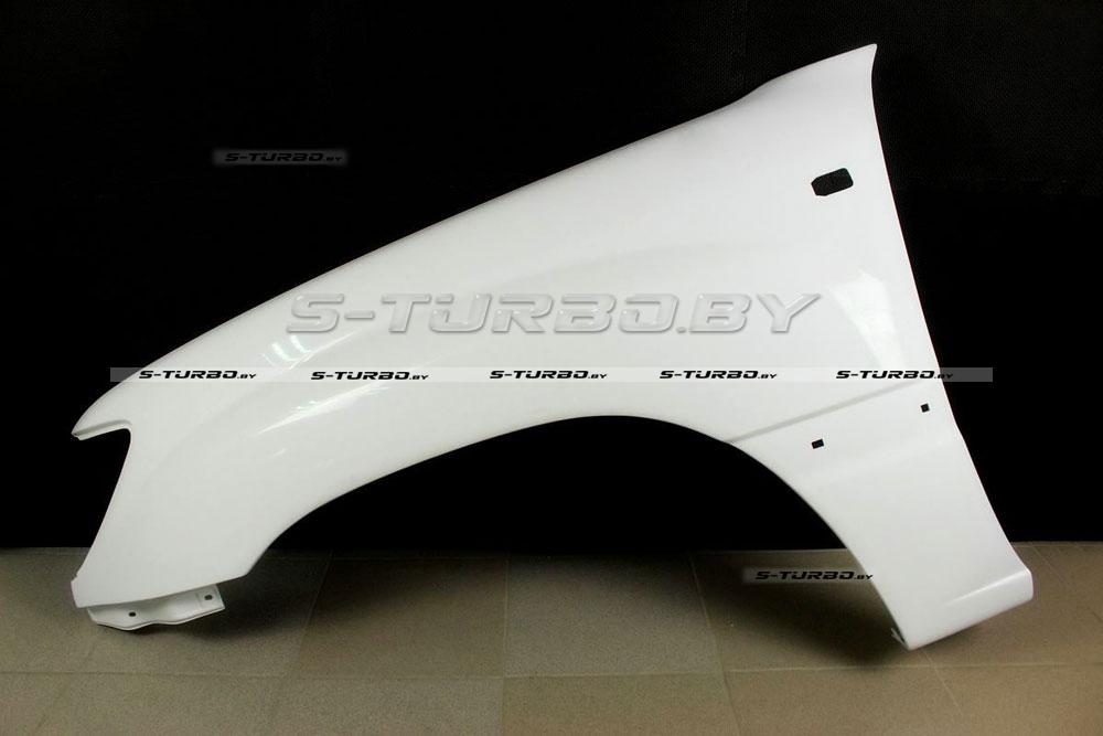 Крыло переднее (левое) без либо с отв. под повторитель, стеклопластик