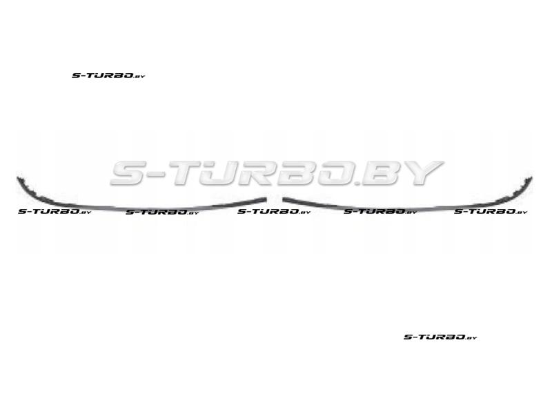 Спойлер переднего бампера (левый+правый)