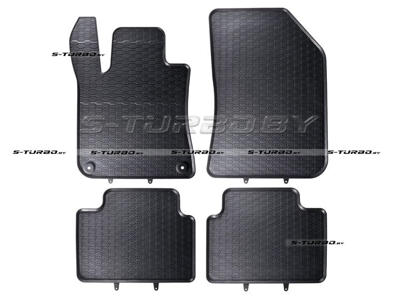 Коврики модельные резиновые в салон (низкий борт)