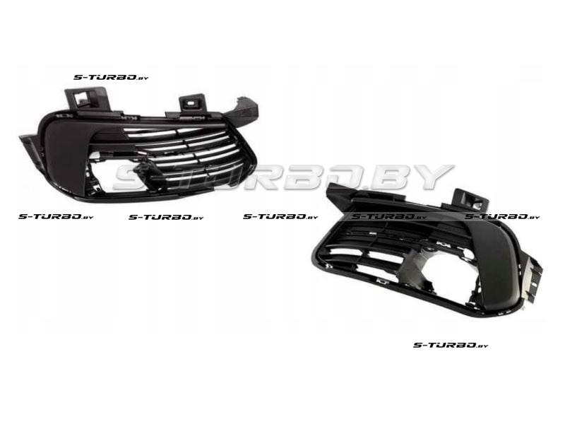 Решетки в бампер (левая+правая) с отв. под противотуманку
