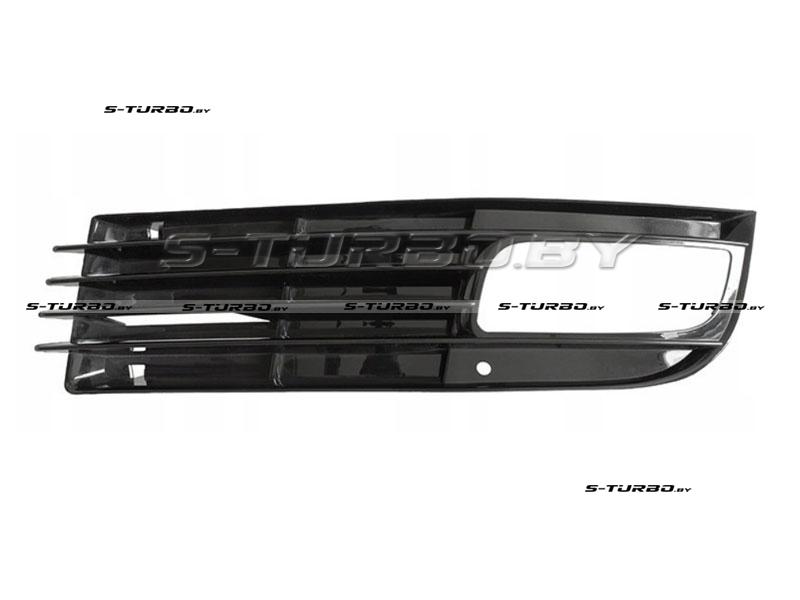 Решетка в бампер (левая) с отв. под противотуманку