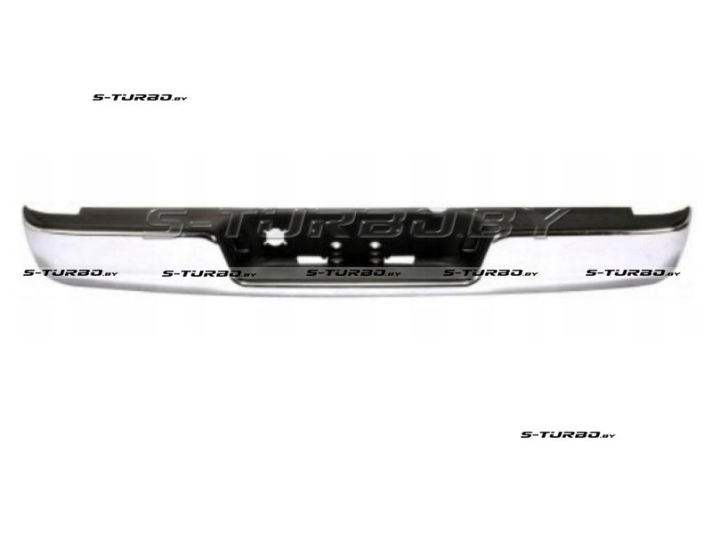 Бампер задний (хром) комплектный, 2002-2003