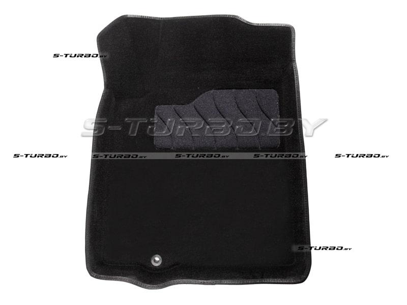 Коврики 3D модельные ворсовые в салон, черные