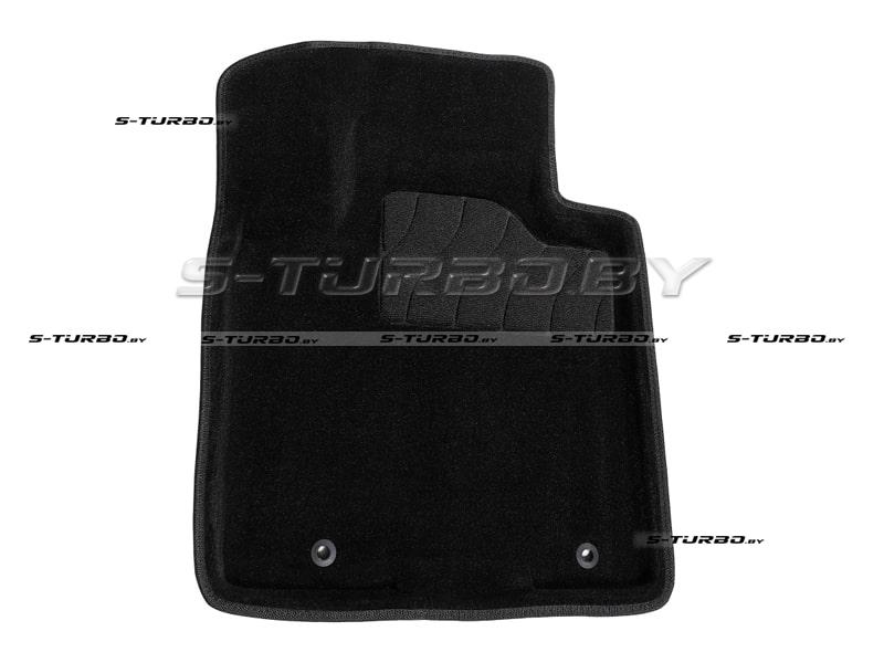 Коврики 3D модельные ворсовые в салон, черные