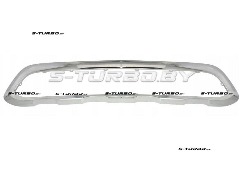 Накладка переднего бампера, хром, нижняя