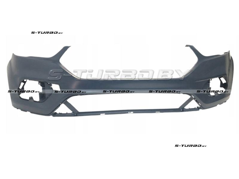 Бампер передний, без отв. под омыватели, без отв. под парктроники