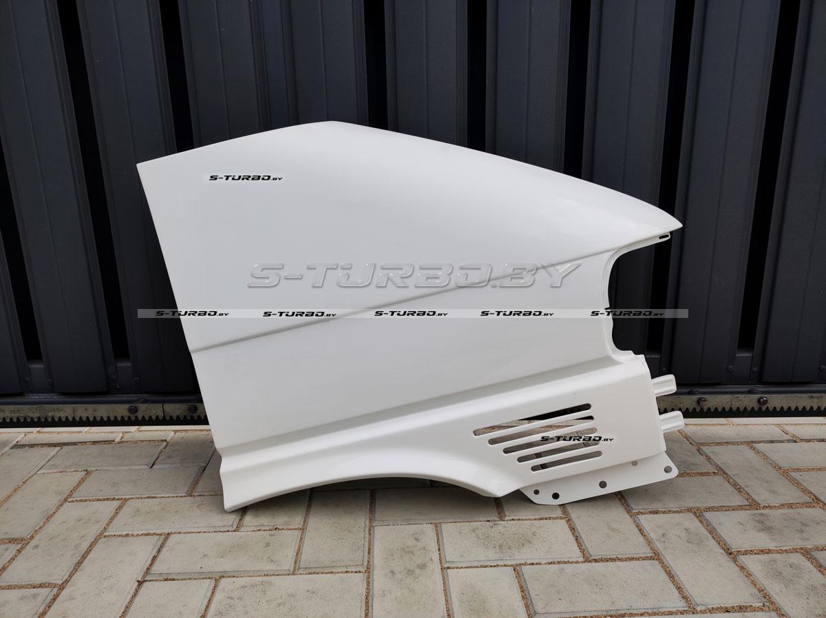 Крыло переднее (правое) 2.5 tdi, 151 л.с (дутые арки) с отв. под воздухозаборник, стеклопластик