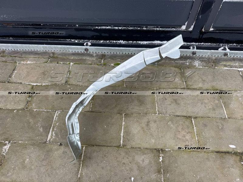 Крыло переднее (левое) нижняя часть, оцинкованная сталь, заводской штамп