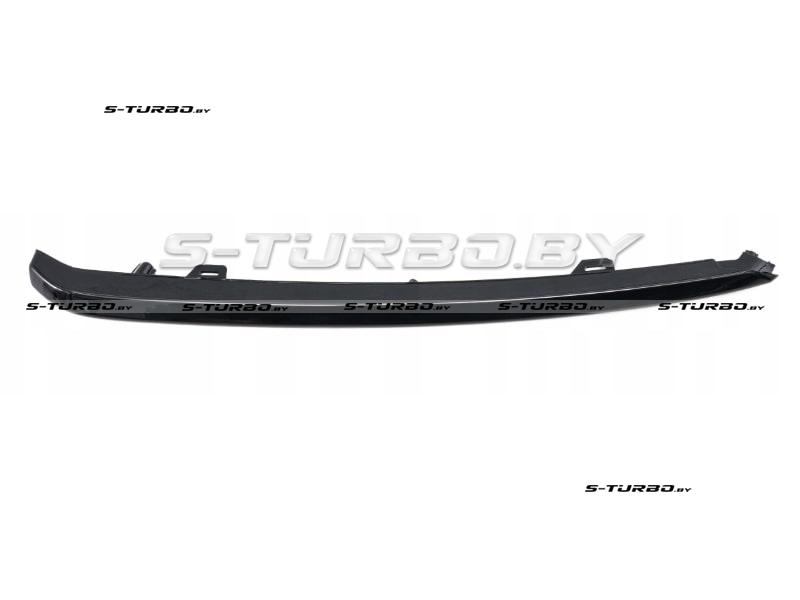 Молдинг переднего бампера (левый) черный, нижний