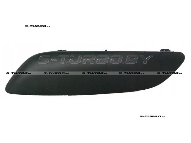 Накладка переднего бампера (левая) боковая, черная