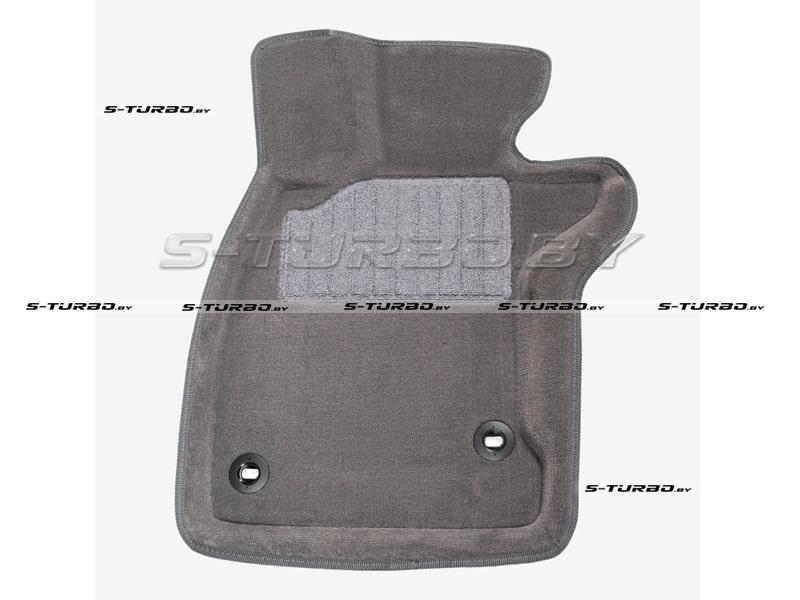 Коврики 3D модельные ворсовые в салон, серые (ls500) 4wd