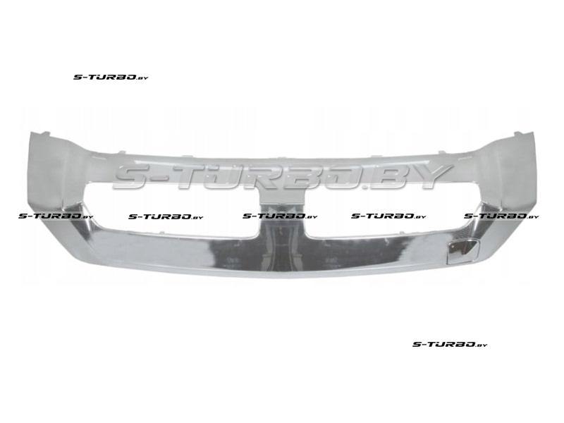 Накладка переднего бампера, хром