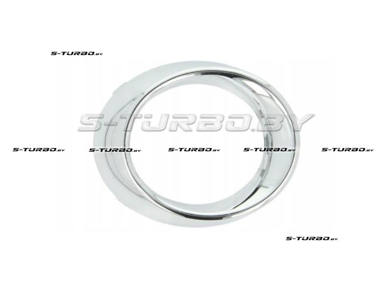 Рамка противотуманной фары (правая) хром