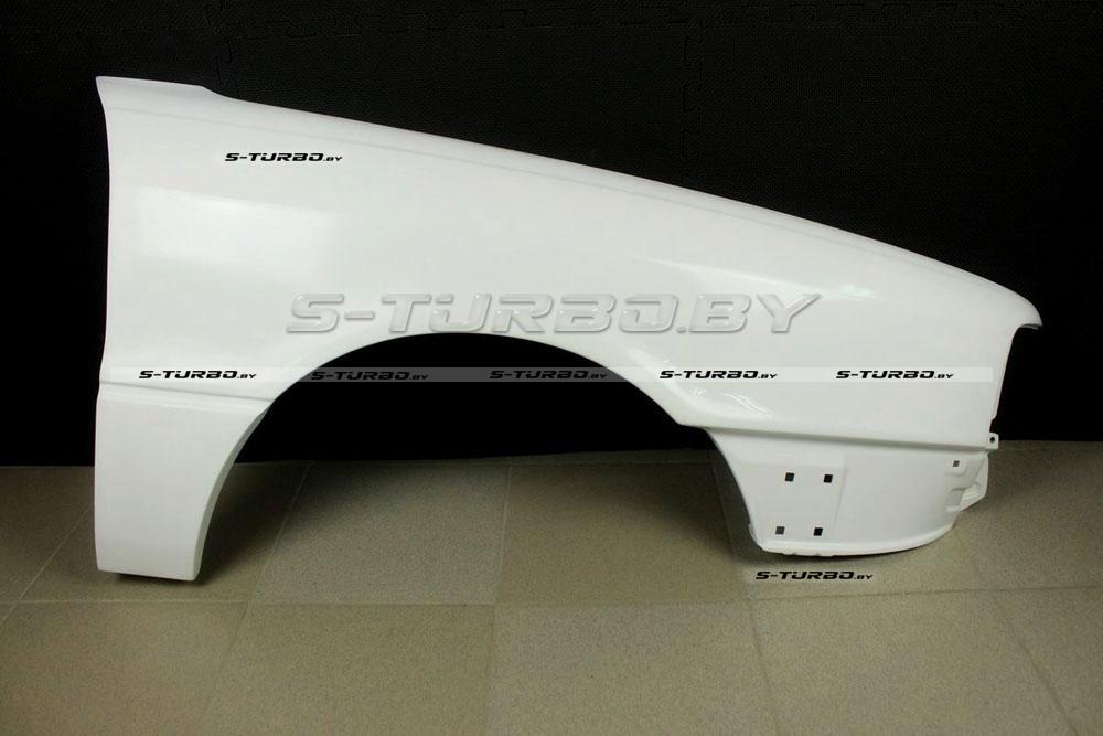 Крыло переднее (правое) без либо с отв. под повторитель, стеклопластик