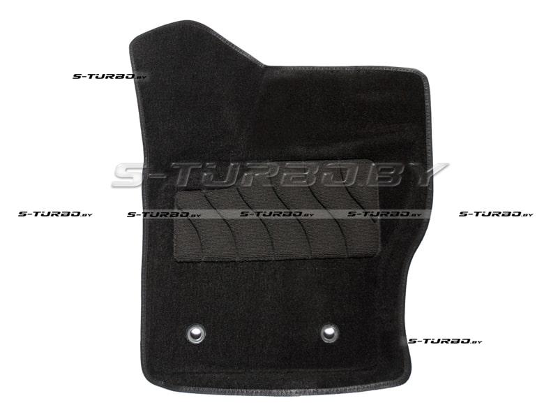 Коврики 3D модельные ворсовые в салон, черные