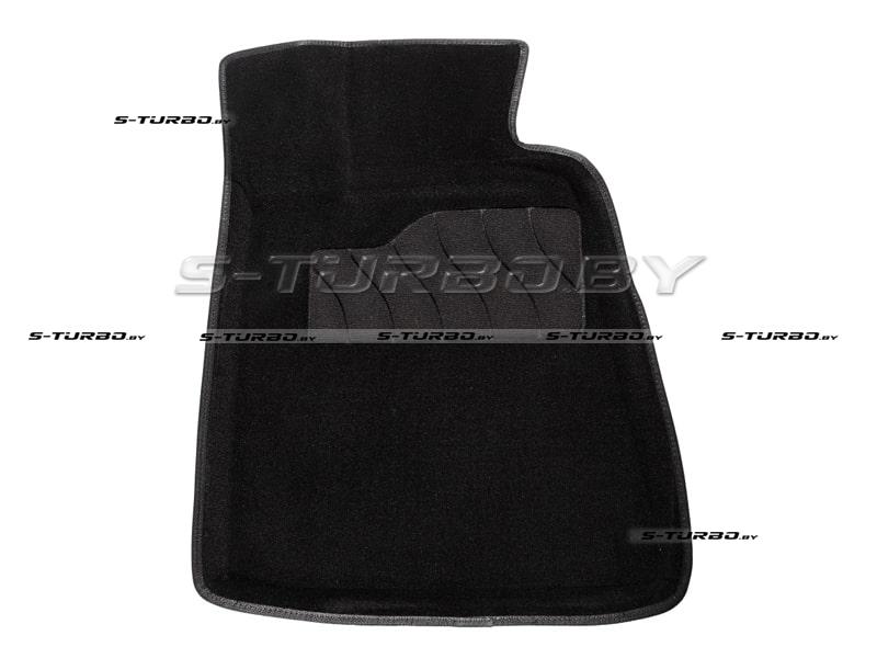 Коврики 3D модельные ворсовые в салон, черные
