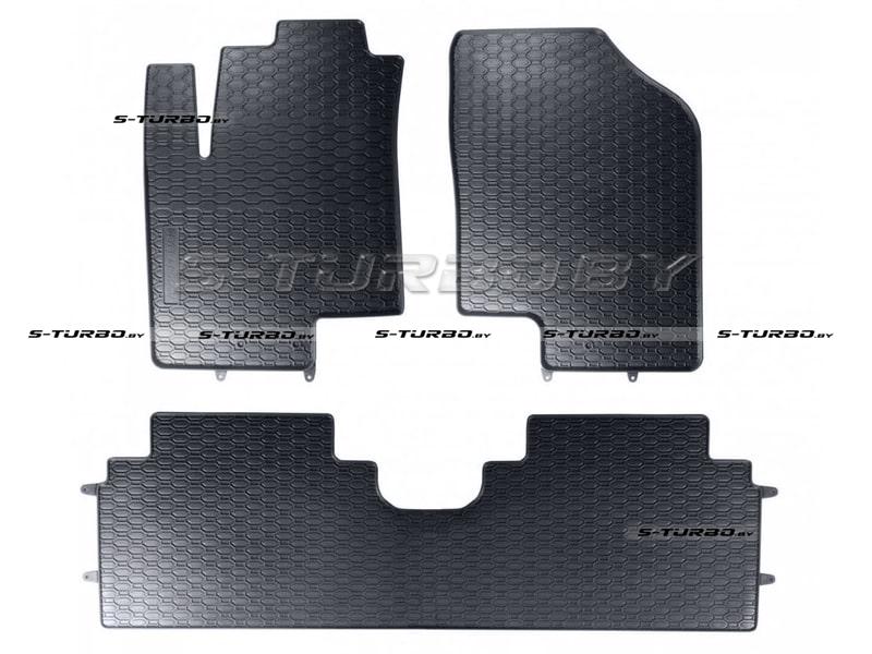 Коврики модельные резиновые в салон (низкий борт)