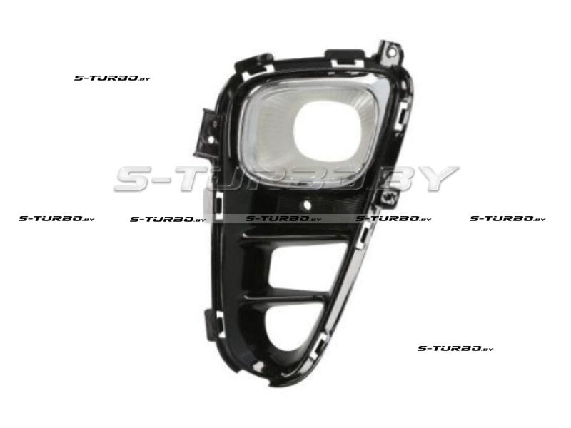 Решетка в бампер (левая) с отв. под противотуманку