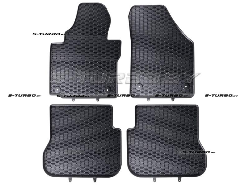 Коврики модельные резиновые в салон (низкий борт)