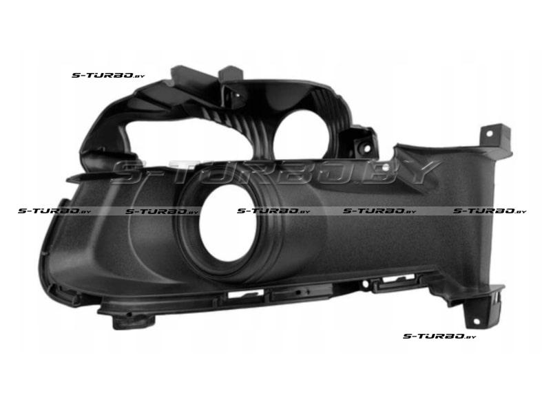 Решетка в бампер (левая) с отв. под противотуманку