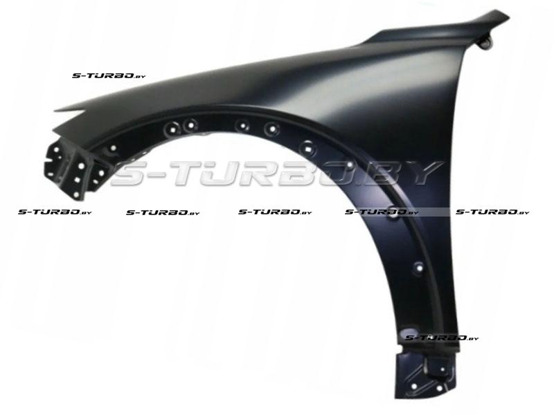 Крыло переднее (левое) с отв. под накладку, сталь