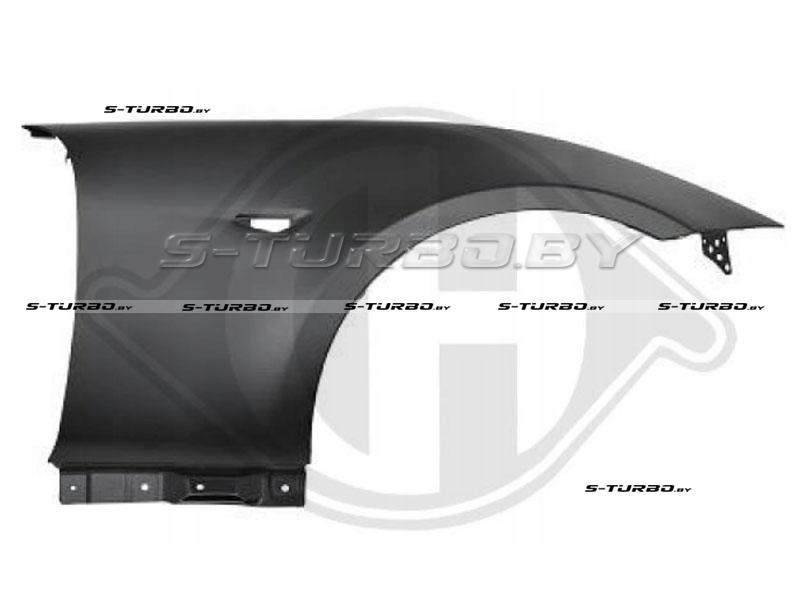 Крыло переднее (правое) с отв. под повторитель, алюминий