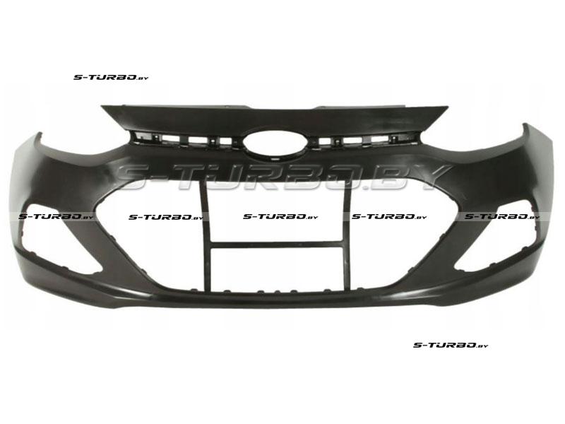 Бампер передний (черный) 2013-2017