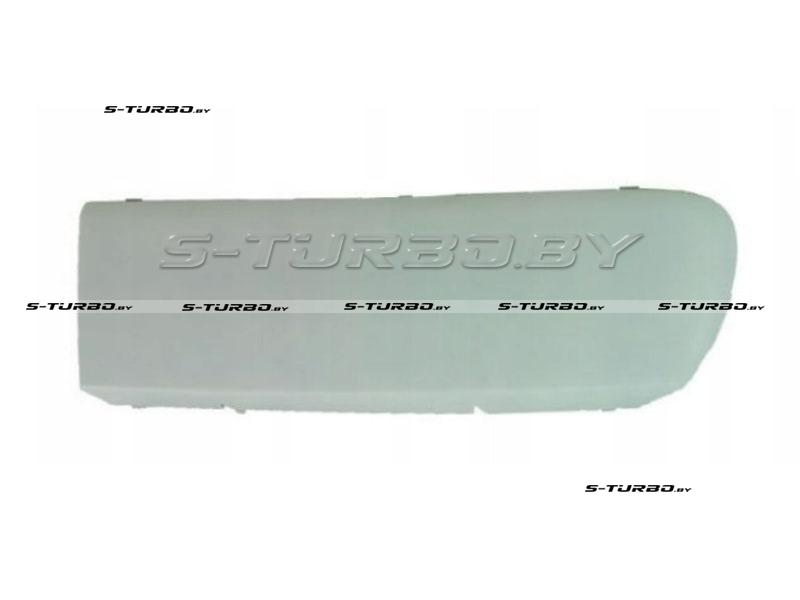 Накладка переднего бампера (левая) грунтованная