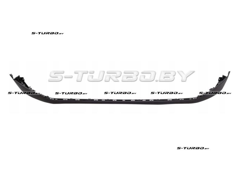 Спойлер переднего бампера, без отв. под парктроники, с отв. под накладку