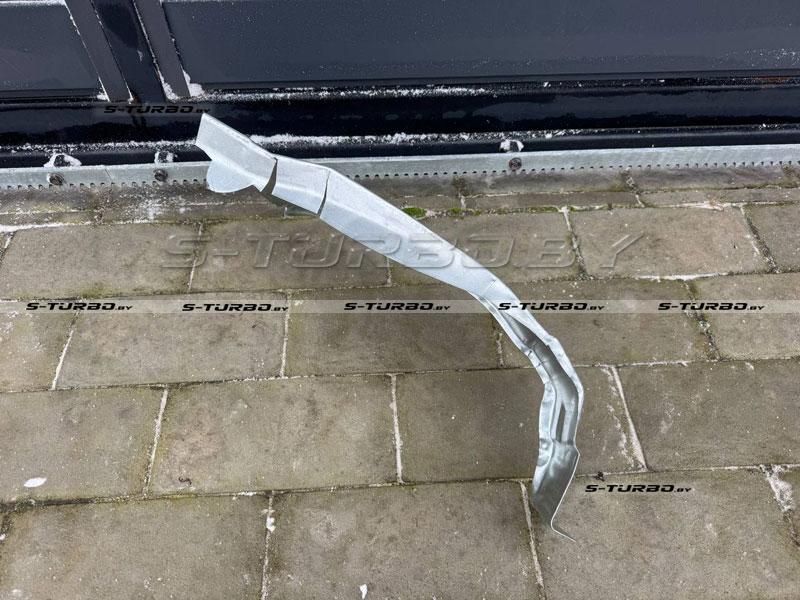 Крыло переднее (правое) нижняя часть, оцинкованная сталь, заводской штамп