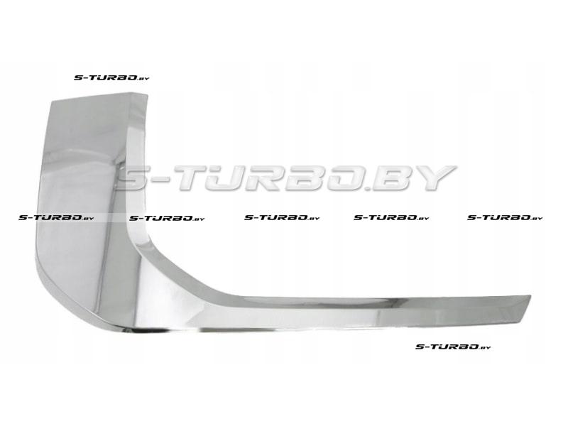 Накладка переднего бампера (левая) хром, нижняя