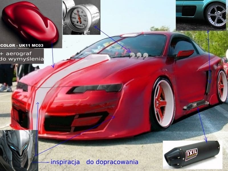 Предложенный вариант от дизайнеров тюнинг-ателье