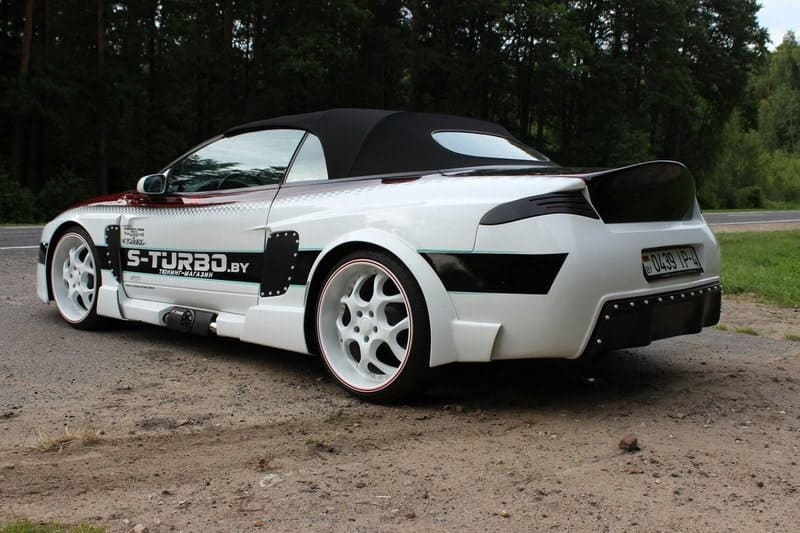 фото обновленной Mitsubishi Eclipse вид сзади