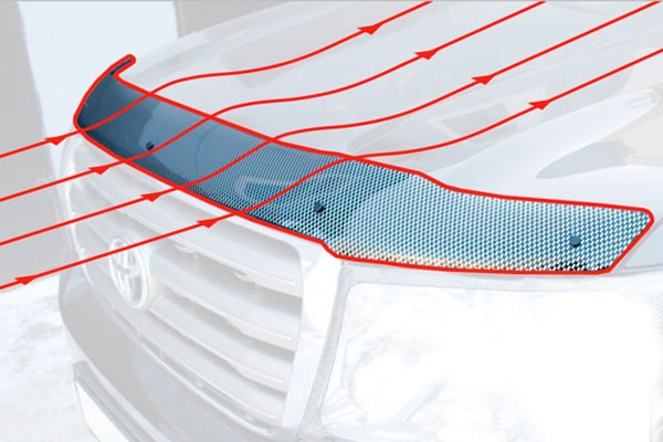 Дефлектор капота распределение воздушных потоков